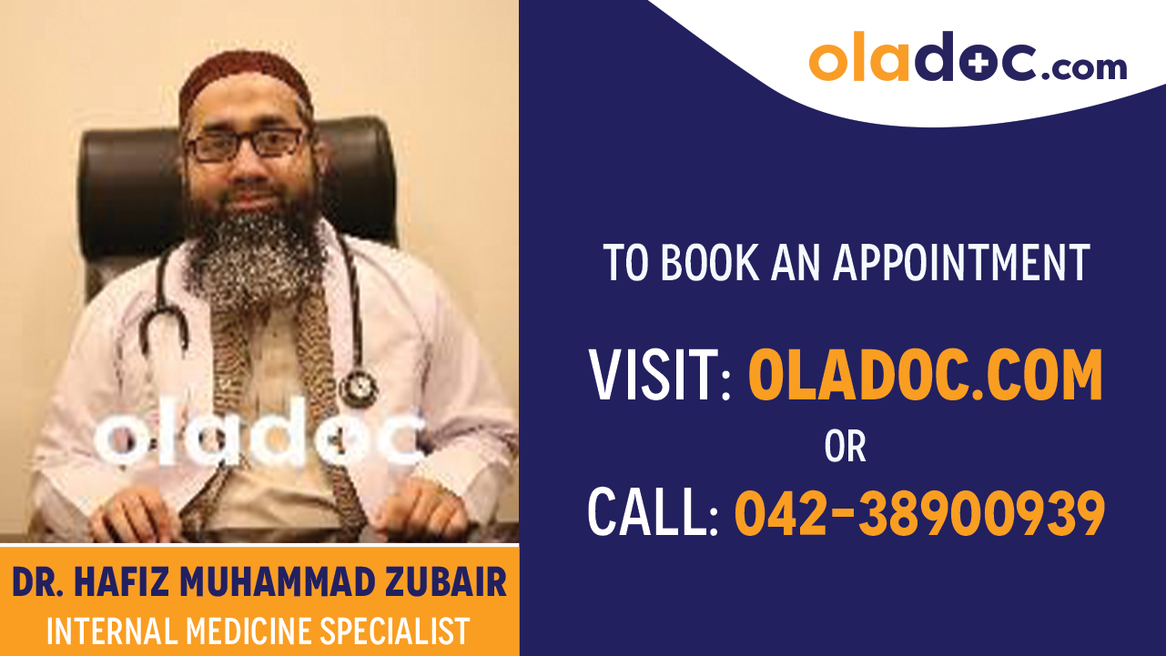 Book appointment with Dr. Hafiz Muhammad Zubair-best Internal Medicine Specialist Islamabad